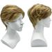 SKHAOVS Men's Short Blonde Cosplay Wig with Bangs - Heat Resistant Synthetic Hair for Halloween and Daily Costume - Buy Online on SooperMarket.com