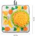 Rabbit Foraging Mat with Fixing Handle - Interactive Snuffle Pad for Rabbits, Guinea Pigs, Ferrets - Machine Washable Polar Fleece Feeding Mat - Buy Online on SooperMarket.com