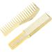 Hair Cutting Comb Wide Tooth Haircut Comb for Salon Hair Styling Heavy Design for All Hair Types (Gold) - Buy Online on SooperMarket.com