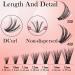 280PCS D Curl Eyelash Extension Kit - Natural Reusable Lash Clusters 9-15MM Mix for DIY at Home | 30D & 40D Options - Buy Online on SooperMarket.com