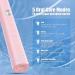 Power Sonic Electric Toothbrush with 6 Brush Heads | 5 Modes, 40,000 VPM Motor | Wireless Quick Charge | Rechargeable Toothbrush for Adults | Travel-Friendly (Pink) - Buy Online on SooperMarket.com