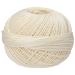 Handy Hands Lizbeth Egyptian Cotton Crochet  Tatting  Knitting Thread Size 3 (50 Grams 120 Yards)   HH03610  Cream