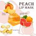 Lip Mask Lip Mask Lip Mask Pads Anti-Ageing Moisturising Lip Pads Suitable for Dry & Cracked Lips Collagen Lip Sleeping Mask for Lip Care (Peach & Honey) - Buy Online on SooperMarket.com