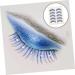 BELLIFFY 5 Pairs Cosplay Lashes Halloween Lashes Eye Lashes Halloween False Lashes Fake Lashes Fake Eyelashes Natural False Eyelashes Soft Light Fake Lash Rhinestone Eyelashes Blue Lashes - Buy Online on SooperMarket.com