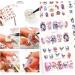 Day of The Dead Skull Nail Stickers - Water Transfer Decals for Halloween Nail Art - 12PCS Style C - Buy Online on SooperMarket.com