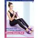 21 Fitness Resistance Bands - 4 Tube Pedal Ankle Puller - New Sit-Up & Stretch Rope with Handles for Arm Weight Exercises - Purple Workout Equipment 2023 - Buy Online on SooperMarket.com