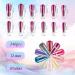240 Extra Long Aurora Pattern Ballerina Coffin False Nails - Solid Color Full Cover Fake Nails for DIY Nail Salon - Buy Online on SooperMarket.com