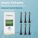 Keosaa Replacement Toothbrush Heads Compatible with Philips Sonicare Electric Toothbrush - Pack of 6 - Black - Buy Online on SooperMarket.com