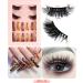 JSGHGDF Eyelashes Natural Look False Eyelashes Press on s Reusable Fake s with Glues for SET68 - Buy Online on SooperMarket.com