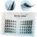 Mix Length Cluster Lashes 0.07mm D Curl | Soft & Wispy DIY Lash Extensions | HuXi Lashes-ZW28C - Buy Online on SooperMarket.com
