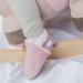 Dotty Fish Suede Baby Slippers | Warm Fleece Lined Toddler Shoes | Non-Slip Soft Sole for Boys and Girls | 0-6 Months to 5-6 Years | 12-18 Months Soft Pink - Buy Online on SooperMarket.com