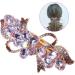 CANIGHT Rhinestone Hair Clip Hair Accessories for Women Rhinestone Barrettes for Women Hair Clips Rhinestones Hair Clip Snap Bridal Hair Accessories Aesthetic Hair Accessories Metal Purple - Buy Online on SooperMarket.com