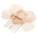 PLAFOPE Bridal Headwear Hair Comb Clips Women Hair Pin Comb for Bridesmaid Hair Side Comb Flower Hair Comb Hair Comb for Bride Comb Clips for Hair Bride Headpieces for Wedding