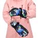 Winter Ski Gloves RunRRIn | Waterproof & Breathable Snow Gloves for Men, Women, and Kids | Black-Blue | Size L (Fits Boys 11-15 years old) - Buy Online on SooperMarket.com