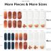 NAILOG Semi Cured Gel Nail Strips 34 pcs Salon-Quality Gel Nail Stickers Long Lasting Nail Wraps for Women with Soft Gel Finish Animal Print Bear with Me - Buy Online on SooperMarket.com