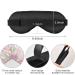 Haskirky Light Blocking Eye Mask for Deep Sleep and Comfort - Breathable, Adjustable, Ideal for Travel, Yoga, Meditation - Men and Women - Buy Online on SooperMarket.com