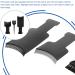 KALLORY Hair Coloring Paddle 3 Pc Highlighting Board Set - Black | Dyeing Brush Kit for Precision Hair Color Application - Buy Online on SooperMarket.com