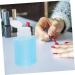 FOYTOKI Nail Polish Remover Dispenser Makeup Remover Container Pump Bottle Dispenser Makeup Remover Dispenser Powder Pump Bottle Mini Water Dispenser Makeup Remover Pump Dispenser 6x5x13cm Blue - Buy Online on SooperMarket.com