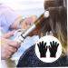 Alipis 1 Set 4pcs Gloves Curling Iron Glove Bumps Glove Anti-Scald Hairdressing Tool Black 21.5X12.2 cm - Buy Online on SooperMarket.com