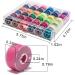BetyBedy 36Pcs Bobbins and Sewing Threads with Bobbin Case - Pre-Wound Bobbins Set for Multiple Sewing Machines - Standard Size, Assorted Colors - Plastic - Buy Online on SooperMarket.com