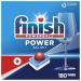 Finish Power all in 1 dishwasher tabs phosphate -free - dishwasher flush with powerful power ball against the most stubborn fatty pollution - gigapack with 180 finish tabs 180 pieces (1 Pack)