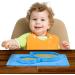 Super Kitchen Silicone Baby Suction Plate for Feeding | Blue | 1 Count - Buy Online on SooperMarket.com
