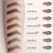 Eyebrow Stamp Stencil Kit - 24 Reusable Stencils for Perfect Natural Brow Shaping - Long-Lasting Waterproof Trio Kit in Blonde - Buy Online on SooperMarket.com