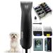 Moser Max 45 - Powerful dog clipper with a plug -in comb set - Ideal as an animal haircutor & trimmer - 2 speed levels - also suitable for cats & paws
