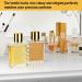 Ysimple 2 Pack 100ml Perfume Atomiser Portable Clear Empty Glass Perfume Spray Bottles Refillable Perfume Atomizer Large Cosmetic Fine Mist Atomizer for Travel(Gold) 100ml Gold - Buy Online on SooperMarket.com