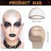 Professional Bald Cap SFX Makeup Kit - Skin Color Wig Cap with Water-Based Adhesive for Halloween Cosplay & Theater - Buy Online on SooperMarket.com