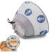 Supet Cat Cone Collar Soft to Stop Licking Cat Recovery E Collar After Surgery Cat Neck Head Cone Alternative for Small Large Cats Kittens Grey M+(8.5"-12") Grey