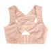 Back Posture Corrector  Spandex + Nylon Back Brace Suspenders Women Adjustable Removable Shoulder Straps Lumbar Support Belt Lower Pain(S-skin) S skin