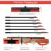 36FT/10.8m Water Fed Pole & Backpack/Window Cleaning Telescopic Brush/Extendable Window Washer conservatory roof cleaner water fed pole Photovoltaic Panel Cleaning 35cm Brush Head 12M/39FT - Buy Online on SooperMarket.com