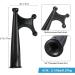 Lineslife Boat Hooks Floating | Telescoping 12ft Extendable Push Hook Pole | Lightweight Aluminum | Non-Slip Black - Buy Online on SooperMarket.com