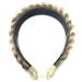 Wide Braided Headband Hoop Fashion Hair Accessories for Women and Girls - Golden Brown - Buy Online on SooperMarket.com