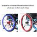 Wheelchair Wheel Covers 24-Inch Silicone Wheelchair Push Rim Covers Non-Slip Wear-Resistant Silicone Grip Covers for Improved Traction Hand Protection Easy Installation Universal Fit for 22/24-I 22-Inch Blue - Buy Online on SooperMarket.com