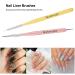 Tevkmuzz 6 PCS Nail Art Brushes Set - Nail Extension Gel, Dotting Pen, Liner Brush - Ideal for Gel Polish & Nail Design - Buy Online on SooperMarket.com