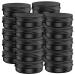 Axe Sickle 20 Pcs 1 Ounce Aluminum Tin Jars Containers Leak Proof Cosmetic Tin Jars Containers Round Screw Lids for Cosmetic, Salves, Balms, Lip Balm or Others, 30mL Black 1 Ounce Black