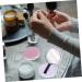 Healeved 2pcs Dispensing Empty Toner Cosmetic Pot Finish Powder Jar Loose Powder Compact Glass - Buy Online on SooperMarket.com