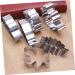 IMIKEYA 18 Pcs 430 Dessert Molds DIY Baking Molds Cake Mold Fondant Mold Cookie Stainless Steel mediumx3pcs Silverx3pcs - Buy Online on SooperMarket.com