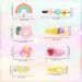 Colorful 56-Piece Hair Clips Set for Girls - Rainbow Sweets & Flower Designs | Perfect Hair Jewelry for Toddlers & Teens - Buy Online on SooperMarket.com