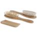 Kyte BABY Bamboo 3-Piece Brush Set - 1 Goat Hair Brush  1 Wooden Bristle Brush and 1 Bamboo Comb