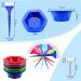 Patelai 7-Color Hair Coloring Brush and Bowl Set - Rainbow Hair Dye Kit with Key Tube Squeezer for Salon-Quality Results - Buy Online on SooperMarket.com