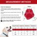 NeuWook Waterproof Dog Boots Set of 4 for Small Medium Large Dogs - Non-Slip and Wear-Resistant Protective Shoes with Reflective Straps - Size M Red - Buy Online on SooperMarket.com