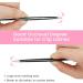 Beauty7 Curved Eyelash Extension Tweezers - Precision Bent Stainless Steel with Case | Ideal for Professional Use - Buy Online on SooperMarket.com