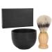 Premium Shaving Soap Bowl & Brush Set | Men's Face Grooming Tool Kit - International Shipping - Buy Online on SooperMarket.com