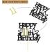 Sumerk Glitter Happy 11th Birthday Cake Toppers 11th Cake Topper 11th Birthday Cake Decorations Party Supplies for Boys Girls - Pack of 1 - Buy Online on SooperMarket.com