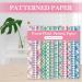 Whaline Pastel Plaid Pattern Paper 24 Sheet Pack - Double-Sided Craft Paper for Easter Decor, Scrapbook, Card Making - 30 x 30cm - Buy Online on SooperMarket.com