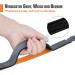 Snocyo Reflective Jogging Leash for Medium & Large Dogs | Elastic Double Handle & Waist Valve | Retractable Running Dog Leash in Gray & Orange - Buy Online on SooperMarket.com