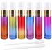 Allefum atomizer empty 10 ml glass with color gradient mini-perfume spray bottles for travel or night incl. 2 transfer pipettes from Allefum 6 pieces